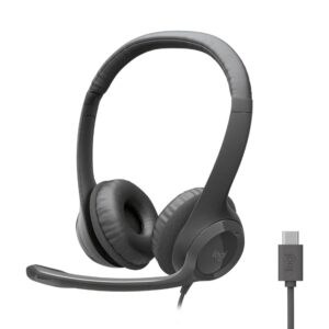 Auriculares   con   Micrófono   USB-C   Logitech   H390   con   Controles   en   el   Cable