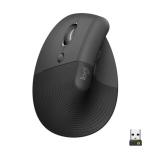 Mouse   Ergonómico   Vertical   Logitech   Lift   Left,   Inalámbrico   para   Manos   Pequeñas   y   Medianas,   Zurdo